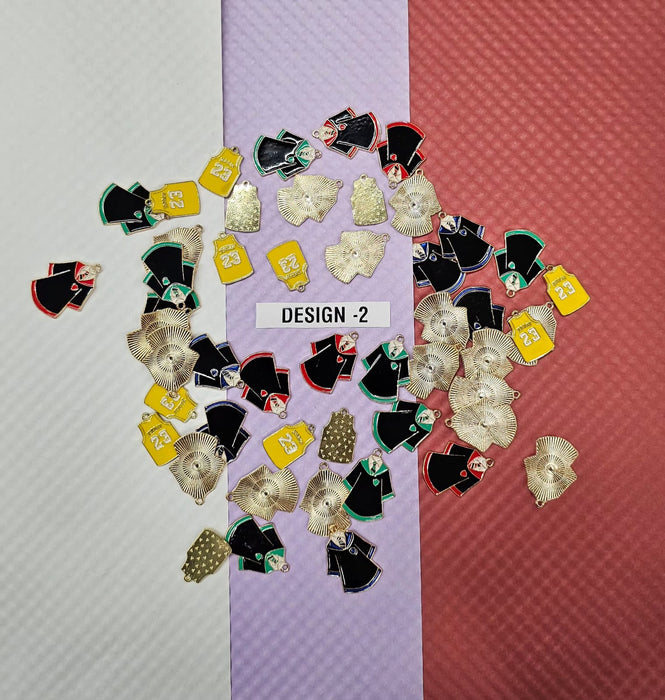 100 Pcs Metal Charms for DIY Jewelry Making In Genuine Sale – Keychains, Bracelets & Rakhi Charms | Craft Materials SALE