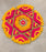 Rajwadi Multi Colour Flower pompom Design Rangoli, Easy to Use. Just Set up with your own choice and make Rangoli for Floor Home Diwali Decoration DIY