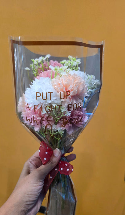 Ready to Use Chrysanthemum Ball Hydrangea Flower bouquet (size - 15 inch)