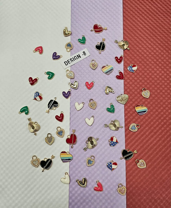100 Pcs Metal Charms for DIY Jewelry Making In Genuine Sale – Keychains, Bracelets & Rakhi Charms | Craft Materials SALE