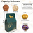 Bottle Green Diwali Hamper Boxes with Golden Embossed Print | Perfect for Diwali, Wedding & Party Gifting