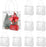 Small Transparent PVC Plastic Bag Goodie Bags With Handle Gift bag, Carry Bags, gift bag, gift for Gifting, Return Gifts, Birthday, Wedding, Party, Festivals, Events(Small)(18 x 15 x 6 cm)