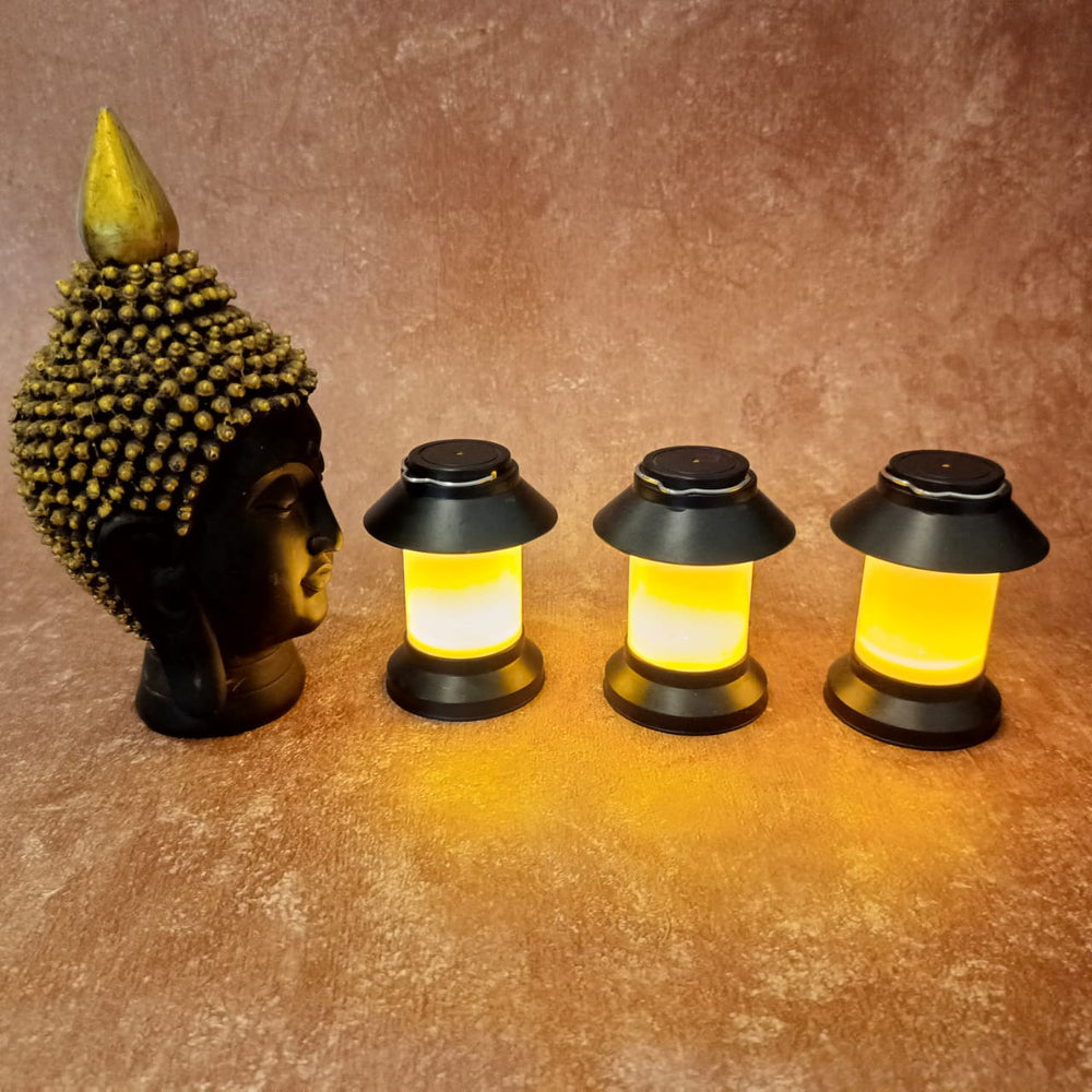 Small Flameless Led Tea Light Piller Candle for Home Decoration, Gifting, House, Light for Balcony, Room, Birthday, Diwali, Festival Decorative