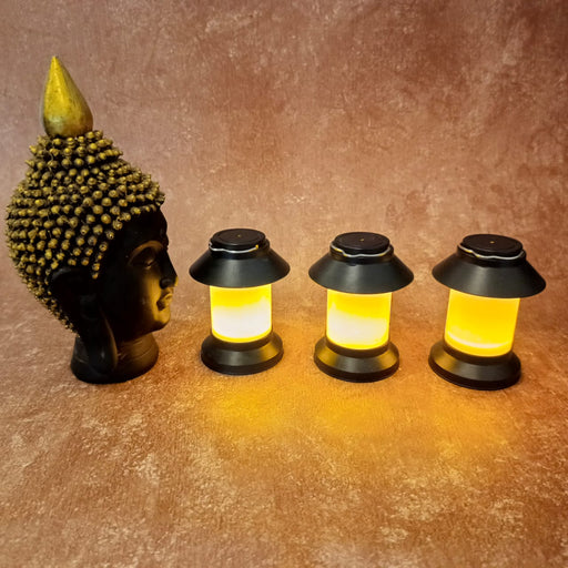 Small Flameless Led Tea Light Piller Candle for Home Decoration, Gifting, House, Light for Balcony, Room, Birthday, Diwali, Festival Decorative