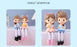 Hanging Legs Cute Boy and Girl Home Decor Showpiece – Elegant Hanging Leg Design for Decorative Room Enhancement(Model 1)