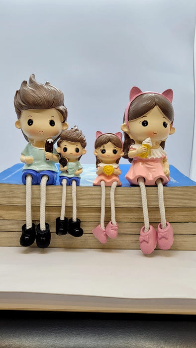 Hanging Legs Cute Boy and Girl Home Decor Showpiece – Elegant Hanging Leg Design for Decorative Room Enhancement(Model 1)