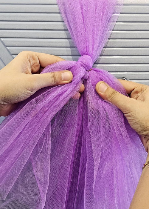 Ready-to-Use Adjustable Suitcase Net Band with Flower Bunch for Wedding Trousseau Packing, Trolly Bag Decoration, Crafting,Wrapping, Decoration, and DIY Projects