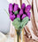 Artificial Tulip Lily Flower Sticks for Home Decor, Bedroom, Office, Living Room, Table Decor, Rakshabandhan Fetivals & Anniversary Decoration (without Vase Pot)