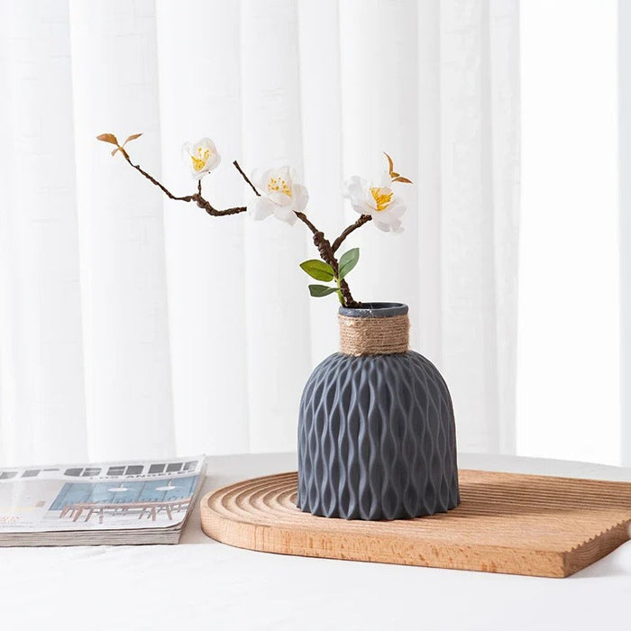 Light Weight Plastic Vase for Flowers, Gifting, Home Decor, Bedroom Décor Item, Living Room,Restaurant-cafes Centerpieces Decoration and Craft
