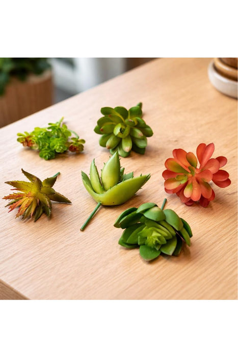 Artificial Succulent Heads Small Mini Plants,Plant Add Charm to Your Home Decor