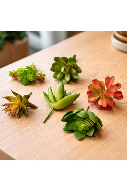 Artificial Succulent Heads Small Mini Plants,Plant Add Charm to Your Home Decor