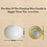 (UFO)Floating Round Shape Candles for Home Decore, Living Room, Bed Room, Festivals Like Diwali, for Meditation, Relaxation, Air Freshening (White)