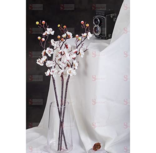 Artificial Flowers Fake Blossom Bouquet Sticks decorative items for Gifting, Diwali Decor.