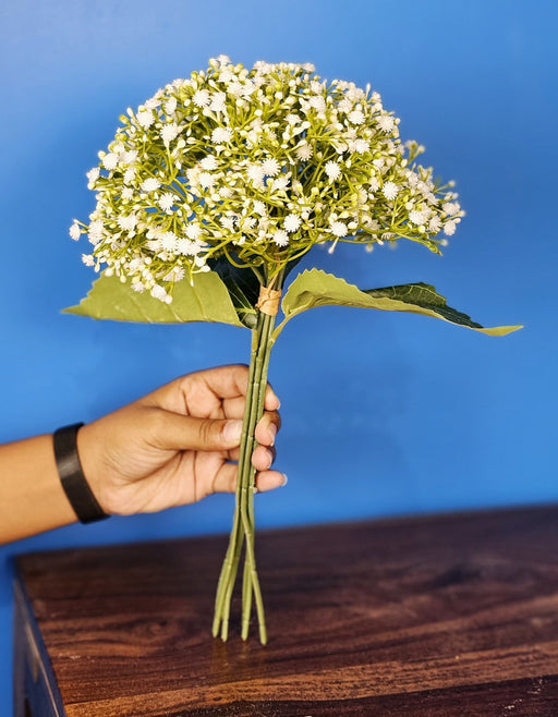 Artificial Baby’s Breath Flower Bunch | Fabric Gypsophila Bouquet for Home Decor, Bedroom, Balcony, Garden, Table Centerpiece, Wedding & Party Decoration