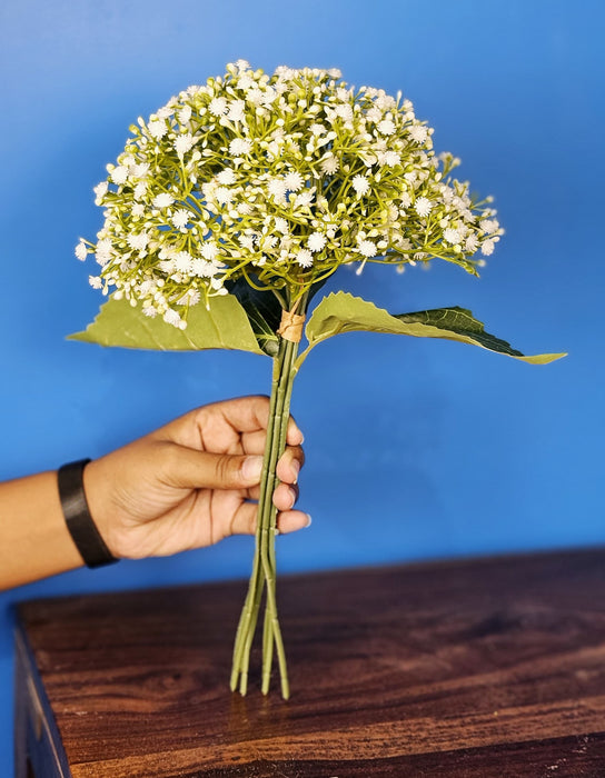 Artificial Baby’s Breath Flower Bunch | Fabric Gypsophila Bouquet for Home Decor, Bedroom, Balcony, Garden, Table Centerpiece, Wedding & Party Decoration