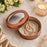 Round Metal Tin Box with Transparent Window Lid | 3.9 × 1.5 Inch | Gift, Rakhi, Cookies, Chocolates & Dry Fruit Packaging