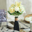 Artificial Multiflora Flower Roses Sticks Bunch decorative items for Decoration, Craft Items Corner (Without Vase Pot)