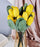 Artificial Tulip Lily Flower Sticks for Home Decor, Bedroom, Office, Living Room, Table Decor, Rakshabandhan Fetivals & Anniversary Decoration (without Vase Pot)