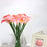 Artificial Flower Rubber Lily Sticks for Bouquet Wedding Decoration, DIY Artificial Garland Supplies Lilly Flower Sticks.