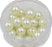 Moti (Off-White) (12 mm) Pearl, Crafts Artificial Pearl Beads for Beading DIY Jewellery