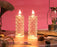Flameless and Smokeless Decorative Candles Acrylic Led Tea Light Candle perfect for Home, Christmas, Birthday, Diwali, Any Occasion decoration (Transparent)