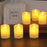 Flame less LED pillar Candle with Dancing Flame Battery Operated