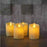 Flame less LED pillar Candle with Dancing Flame Battery Operated