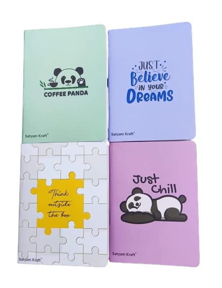 Notebook Diary for Gift Diary, Office Personal Daily Planner Notebook for Men & Women- Small and Thin Daily for Creative Writing/Drawing (Multi color)