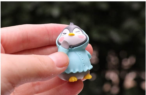 Cute Penguin Figurines Miniature Multiuse as Decorations, Cake Topper, Toys, Showpieces, Table Topper, Gift Item (Multicolor) (6 Pieces Penguin in one set)