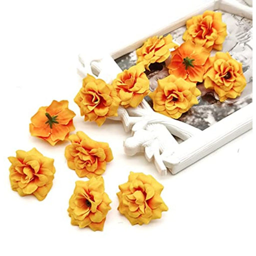 Artificial Eden Rose Flowers Head for Home Decoration and Craft (4 cm)