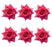Artificial Rose Velvet Flower Heads for Puja Decoration, Gifting, Home, Garden, Bedroom, Balcony, Living Room, Restaurant Decoration and Craft (6 cm)