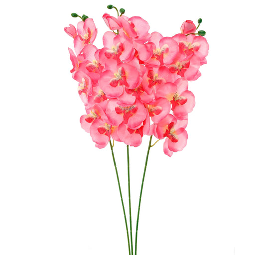 Artificial Gladiolus Mix Orchid Flower For Gifting, Home, Bedroom, Garden, Balcony, Office Corner, Living Room,Restaurant Centerpieces Decoration and Craft (Without Vase Pot)