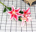 Head Lily Artificial Flowers Sticks for for Gifting, Home Decor  Petals Lily
